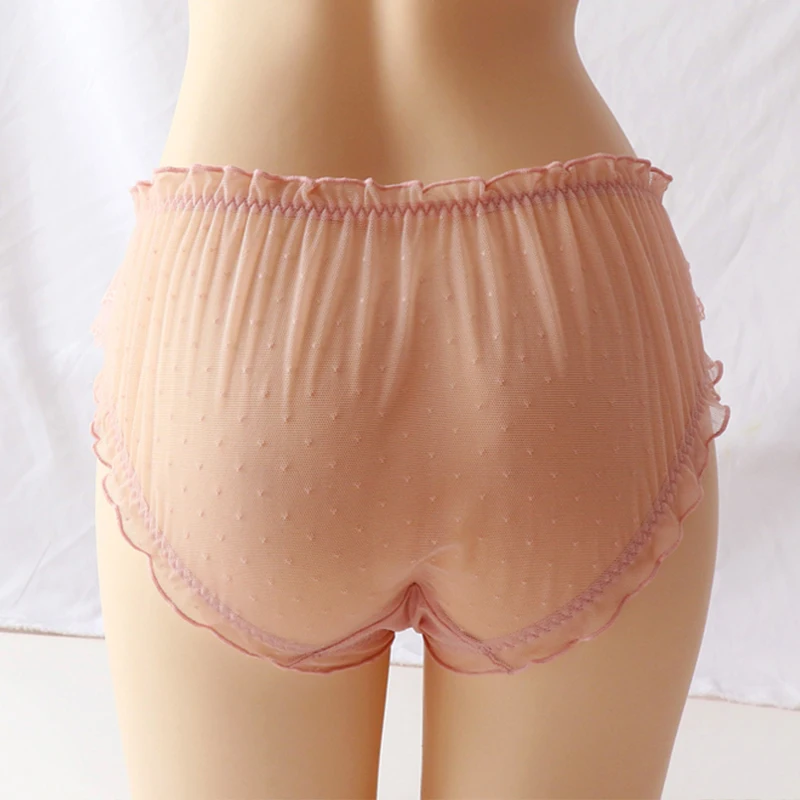 Женские кружевные трусики большого размера Сексуальное Милое тонкое прозрачное