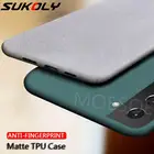 Ультратонкий матовый мягкий чехол из песчаника для Samsung A51 A71 A52S A32 A52 A72 S22 S21 S20 FE Note20 Ultra S10 Plus, тонкий чехол