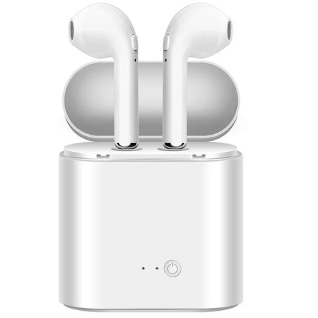 I7s TWS беспроводные наушники Bluetooth наушники-вкладыши стерео наушники-вкладыши гарнитура зарядная коробка для iPhone X 8 7 huawei p20 LITE P10 Y7 - Цвет: i7s-NOPACKAGE-WHITE