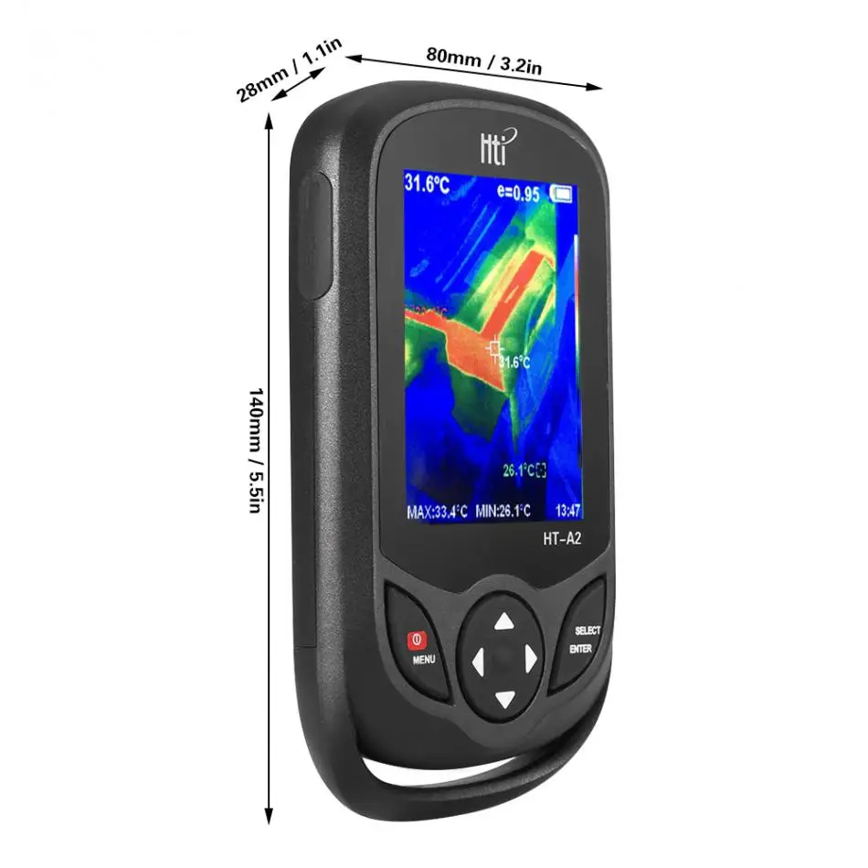 HT-A2 Портативная HT-A1 TFT дисплей экран тепловая инфракрасная Imager камера 320*240 HT-A2 обновления для охоты на открытом воздухе - Цвет: HT-A2