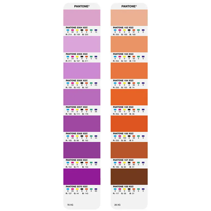 1729 цветов s Pantone расширенная гамма с покрытием GG7000 международный стандарт CMYKOGV