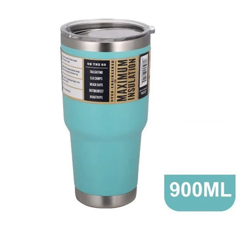 

30oz 20oz stainless steel tumblers Vacuum Flasks Travel glass yetys Coffee Mugs Double Wall Thermos 30 20 oz Car Cups