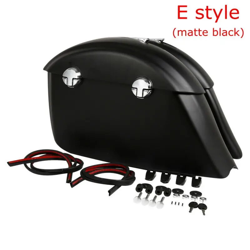 

Motorcycle Hard Saddlebags Electronic Latch &Carpet Liner For Indian Chieftain Dark Horse Roadmaster Springfield 2014-2018