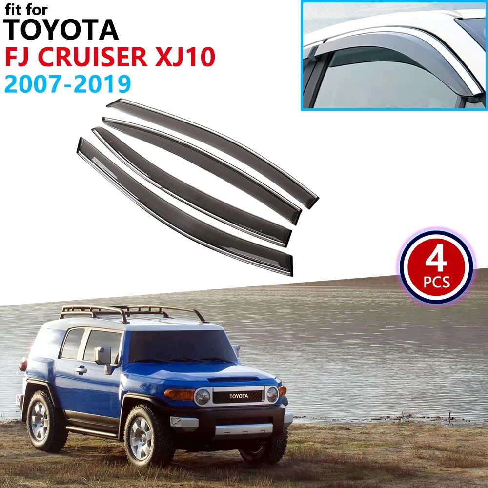 Для Toyota FJ Cruiser 2007 ~ 2019 XJ10 оконный козырек вентиляционные навесы защита от дождя
