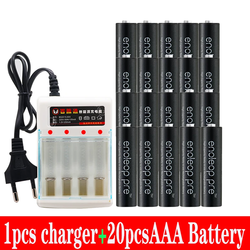 Оригинальная Аккумуляторная Батарея Pro AAA 8 шт. 3800 мАч 1 2 В Ni-MH камера неустойчивая