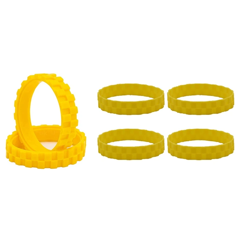 

HAEGER 5 Packs For Irobot For Xiaomi Mijia Roborock Robot Vacuum Cleaner Anti-Wear Anti-Skid Tires, Tire Accessories