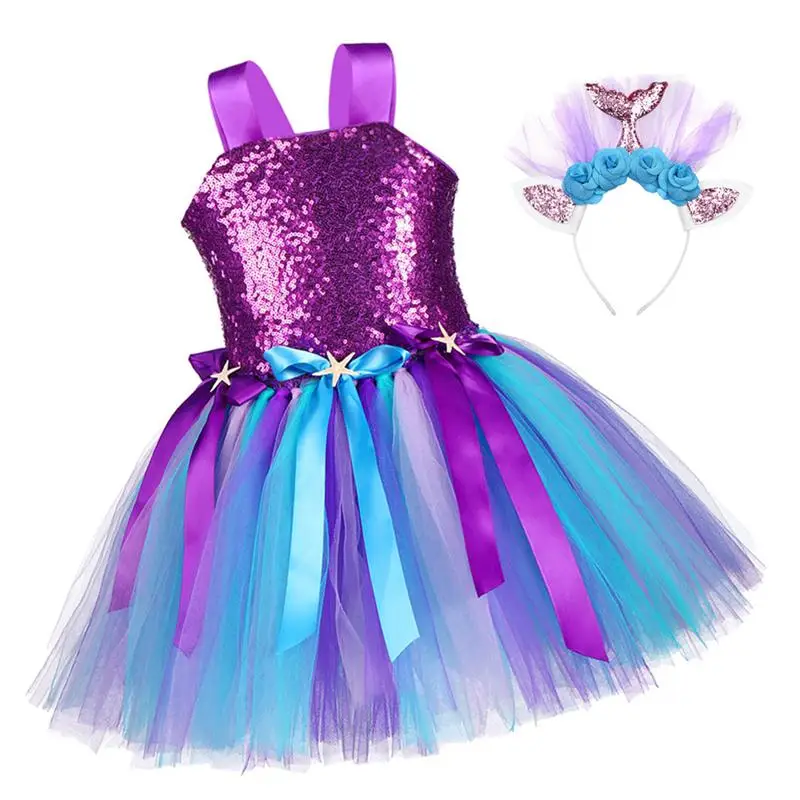 Платье-пачка с повязкой на голову для девочек 1-12 лет | Мать и ребенок