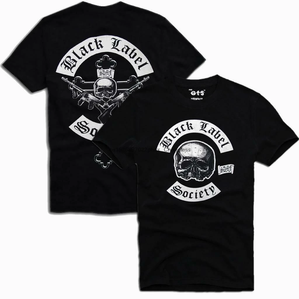 Черная футболка SDMF с надписью Social жесткая Байкерская футболка|Мужские футболки| |