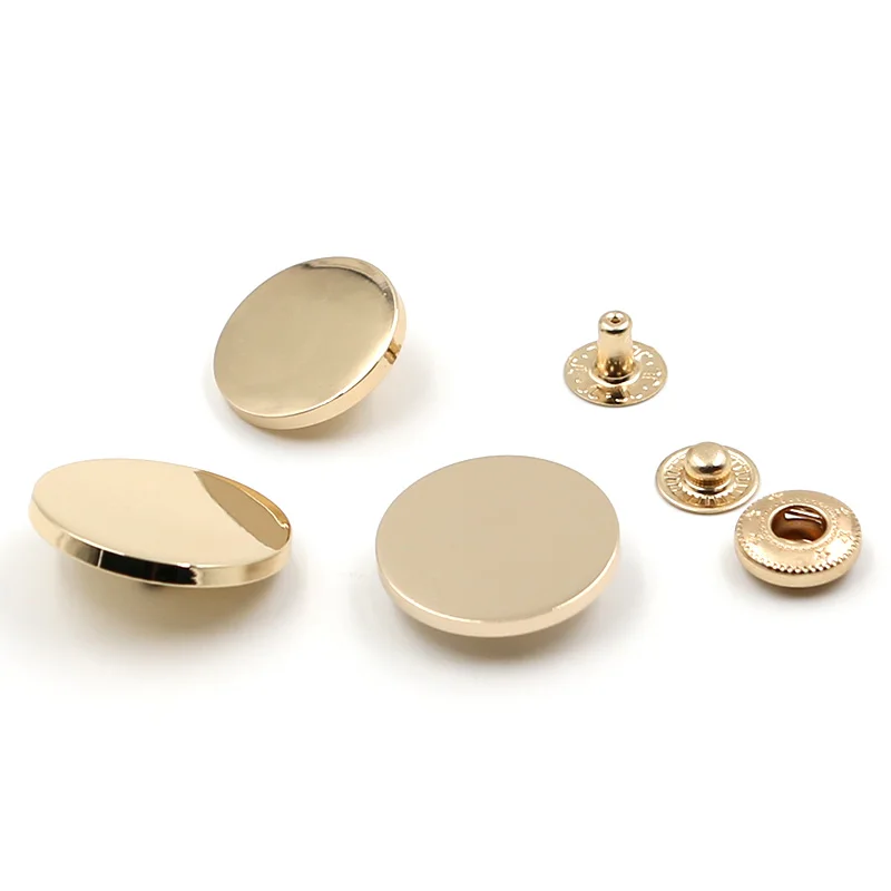 10 компл./упак. цинковый сплав застежки кнопки Пресс серьги гвоздики швейная