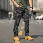 Брюки-карго мужские 2021, классические уличные дышащие водонепроницаемые быстросохнущие армейские тактические брюки, мужские камуфляжные штаны для бега