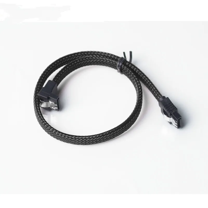 20 штук SATA 3 0 III SATA3 7pin кабель для передачи данных 6 ГБ/сек. Угловые Кабели HDD жесткий