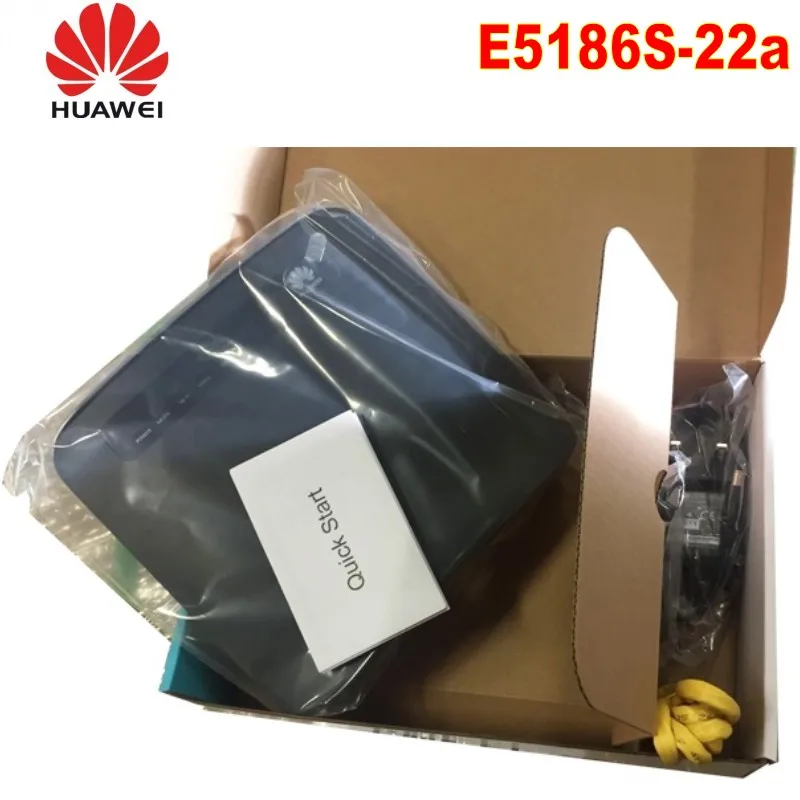 Wi Fi роутер Huawei E5186 4G разблокированный CAT6 300 Мбит/с LTE CPE беспроводной шлюз антенна с