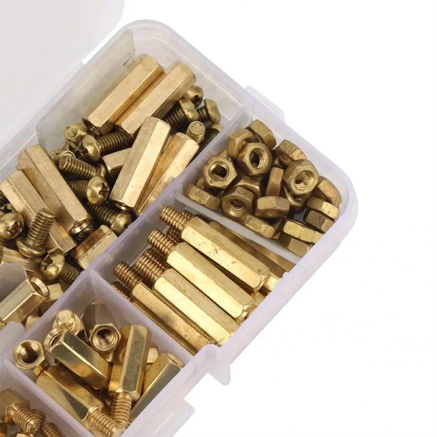 180 шт. M4 латунные винты с внутренней резьбой шестигранным стержнем винтовая