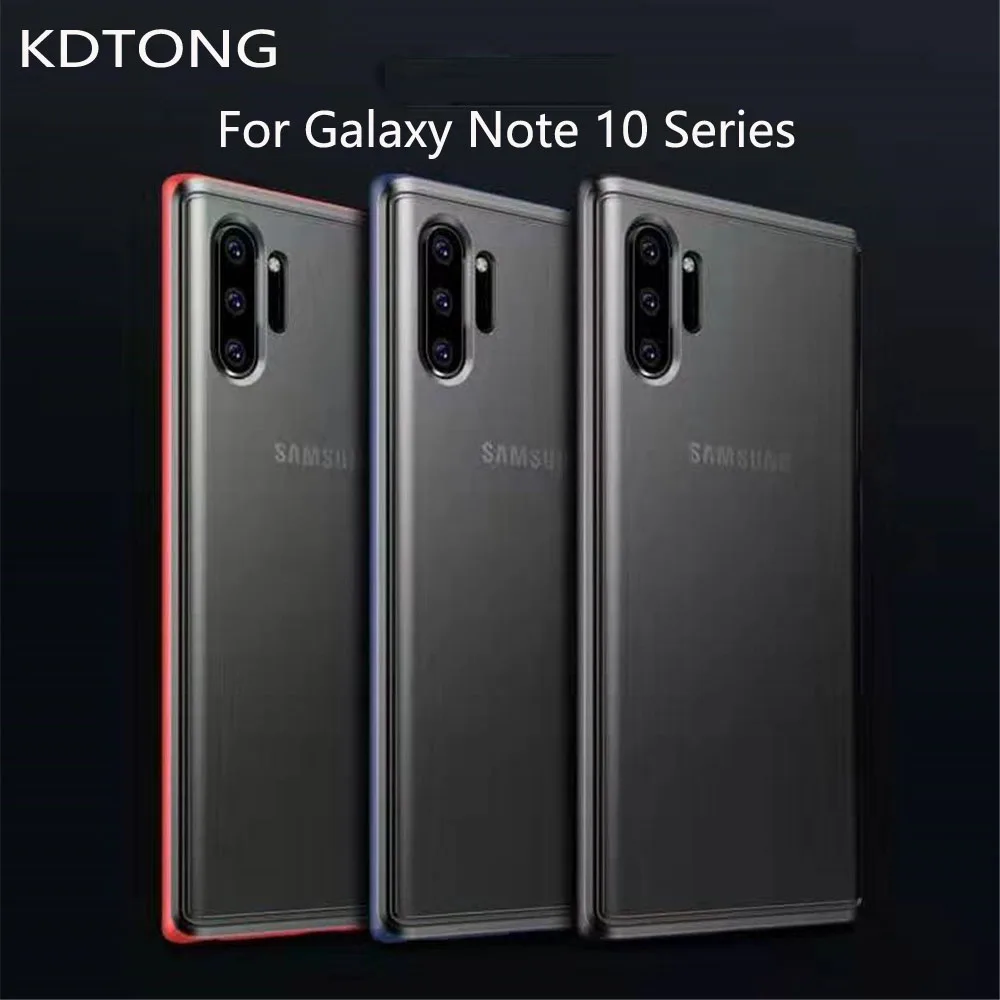 Чехол для телефона samsung Galaxy Note 10 чехол Pro Plus 5G Роскошный Матовый Мягкий