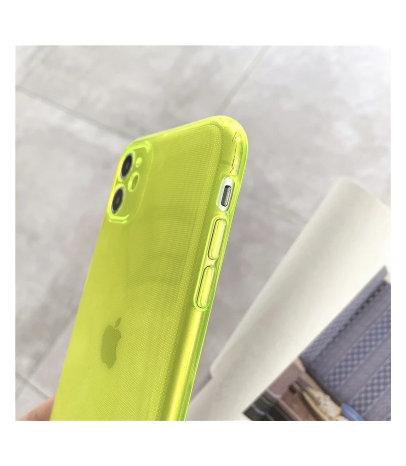 Чехол для телефона ярких цветов iphone SE 2020 11 Pro Max 7 7Plus 8 8Plus 6 6s X XS MAX XR мягкие чехлы из