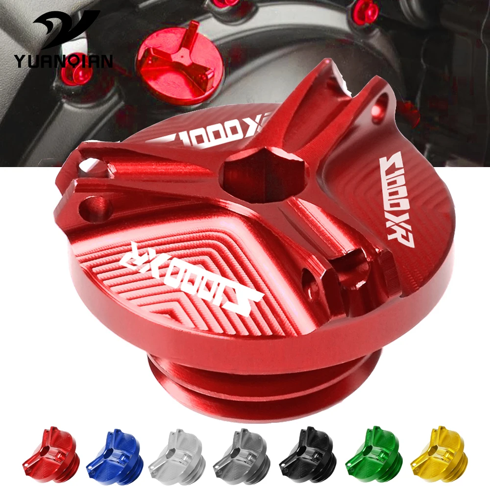 

Motorcycle Engine Oil Drain Plug Sump Nut Cup Plug Cover FOR BMW S1000XR 2014-2020 2019 2018 2016 2015 S 1000XR S 1000 R/RR/XR