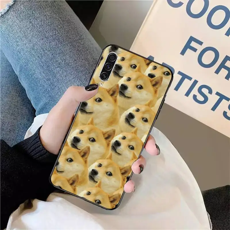

Doge Meme Kabosu Cute funny dog Phone Case For Samsung galaxy S 9 10 20 A 10 21 30 31 40 50 51 71 s note 20 j 4 2018 plus