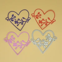 heart shaped flowers flower%ef%bc%8c plants metal cutting knife mold paper crafts scrapbook card template diy decoration accessorie
