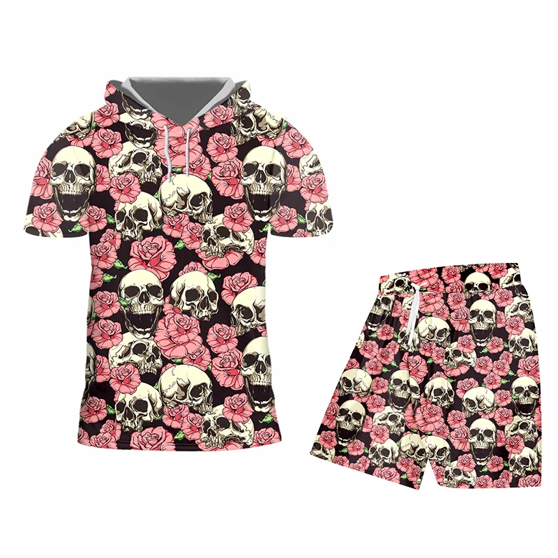 Спортивный костюм OGKB мужской оверсайз повседневный комплект из 2 предметов