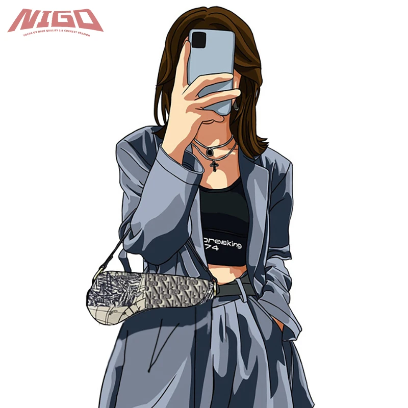 

NIGO седло 20ss нагрудная сумка через плечо # nigo66W