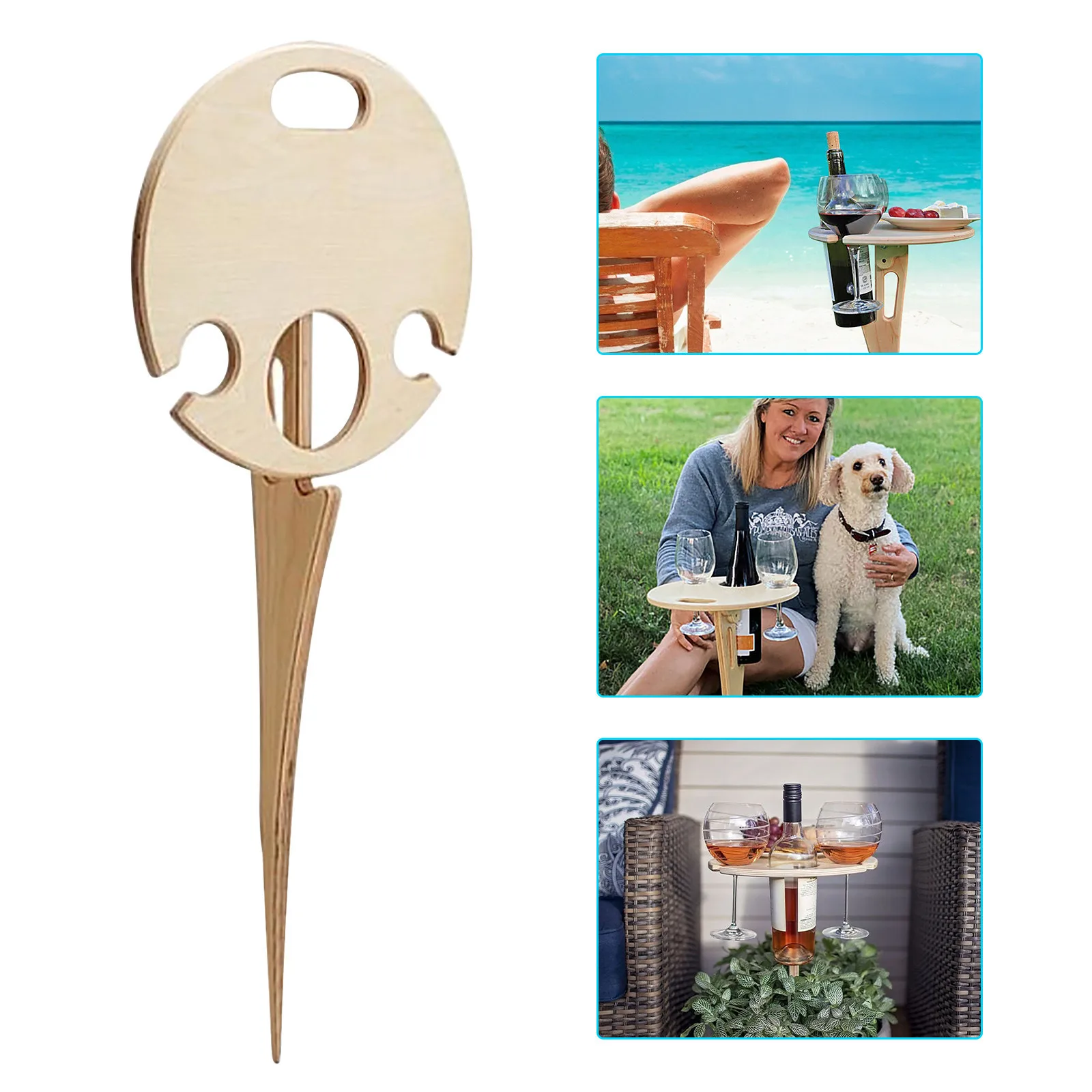 Складная Винная стойка для газона пикника на открытом воздухе портативная сада