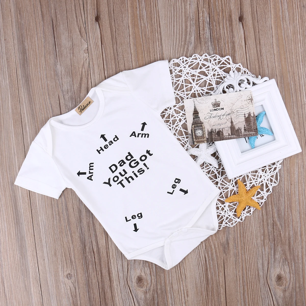 Новое поступление Летние Боди с буквенным принтом для новорожденных мальчиков и