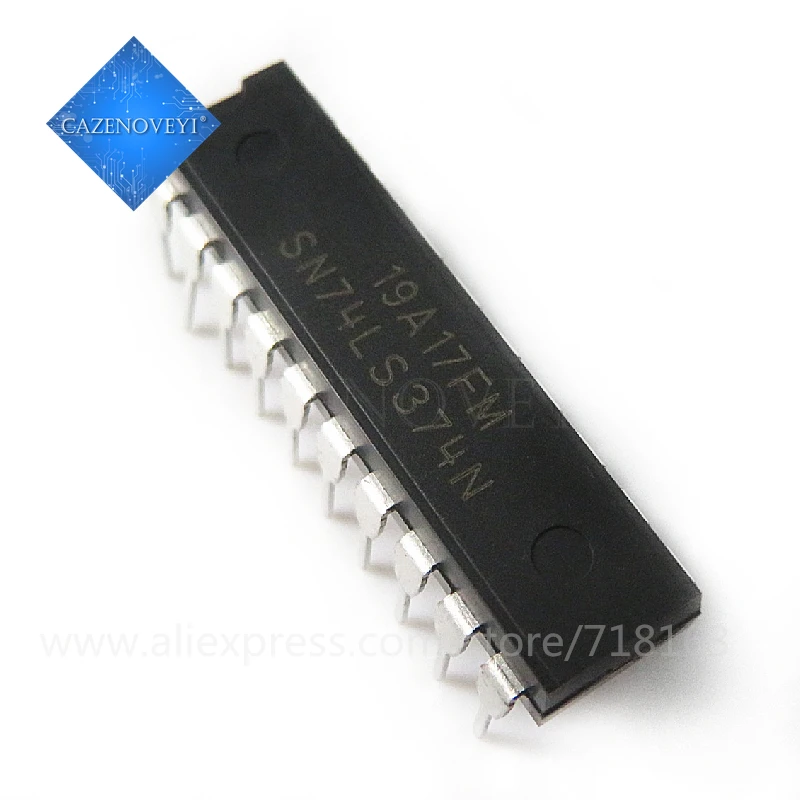 10 шт./лот SN74LS374N 74LS374 DIP 20|Интегральные схемы| |