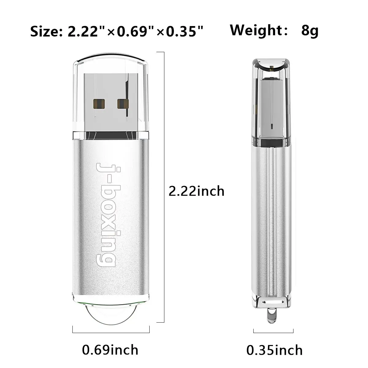 j boxing 10pcs 1gb usb flash drives bulk 2gb rectangle thumb drives 4gb 8gb usb 2 0 sticks 16gb 32gb pendrive with cap silver free global shipping
