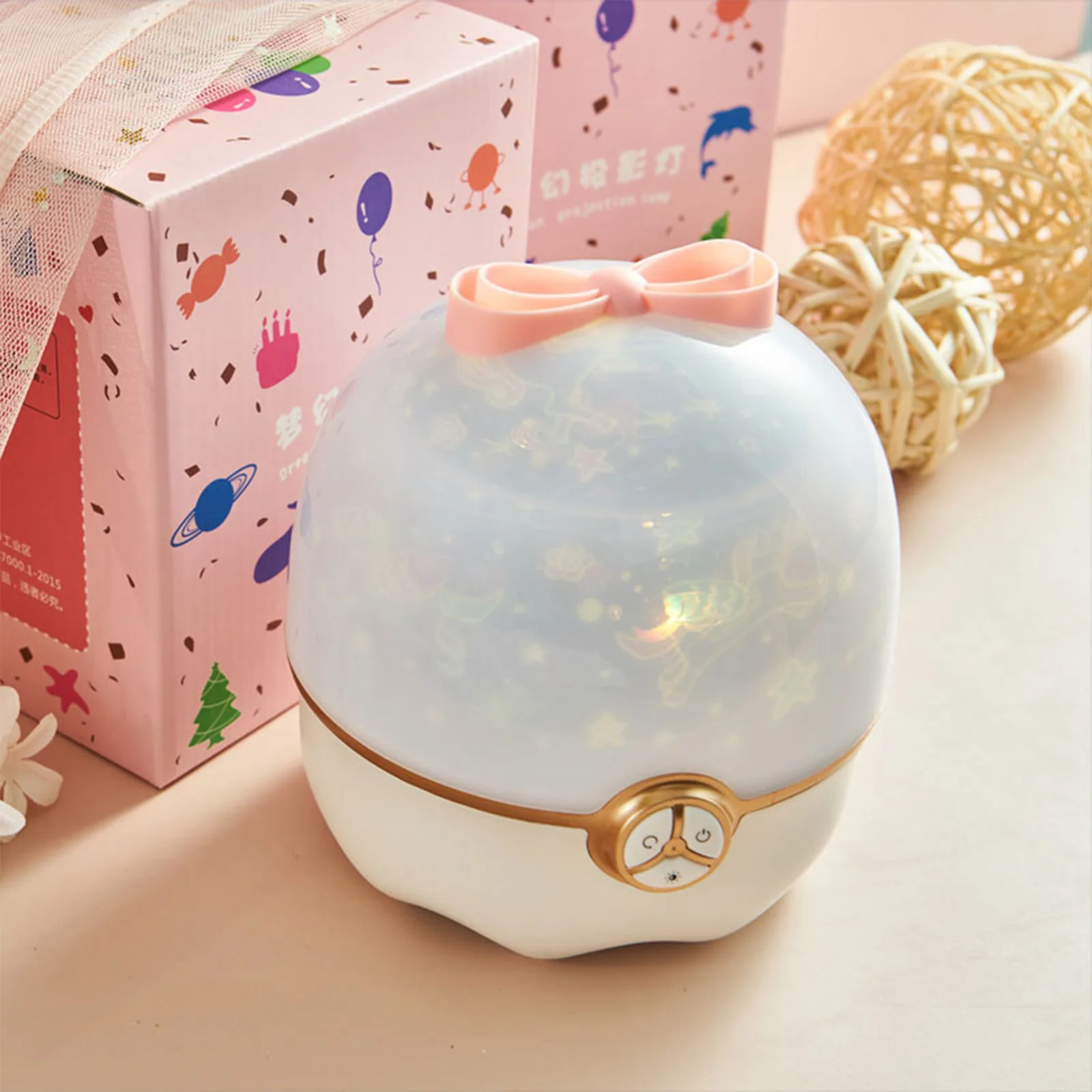 

Star Projector Night Light Bathroom Intelligent Night Light Corridor for Kids Bedroom Rotatable Romantic Sleeping Lamp