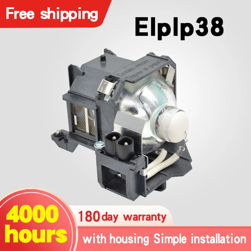 

ELPLP38 Replacement Projector Bulb with housing For EX100 Powerlite 1505 1700 1700c 1705 1705c 1710 1710c 1717 1717c 1715 1715c