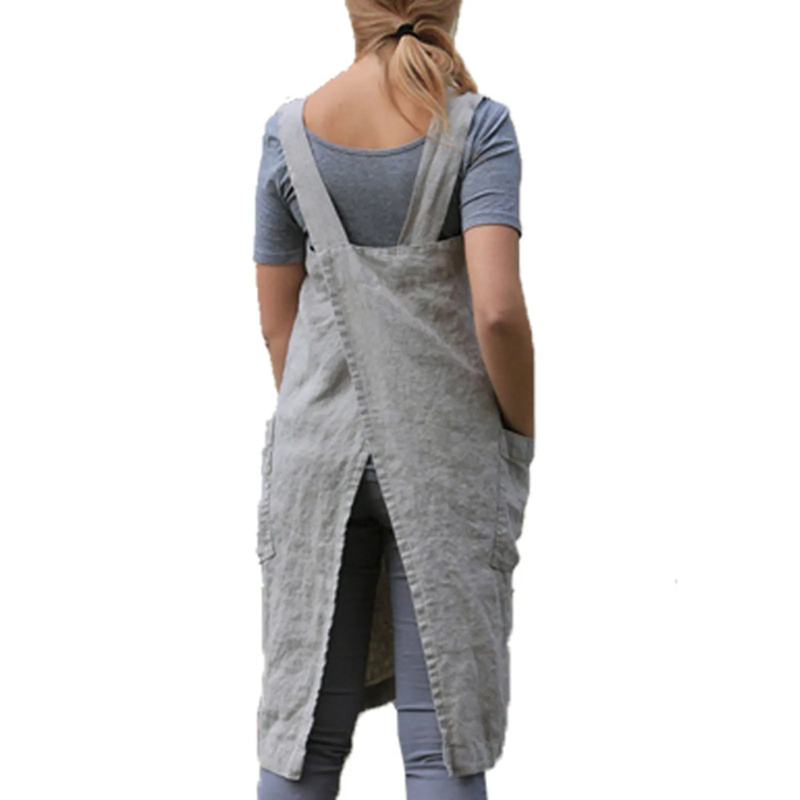 

Women Dresses Plus-size Casual Sexy Summer Printing Pockets U-neck Sleeveless Loose Dress 2021