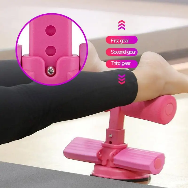 

Workout Abdominal Curl Exercise Height Adjustment Four-Level Sit-Ups Push-Ups Assistant Lose Weight Ab Roller With Pull Rope