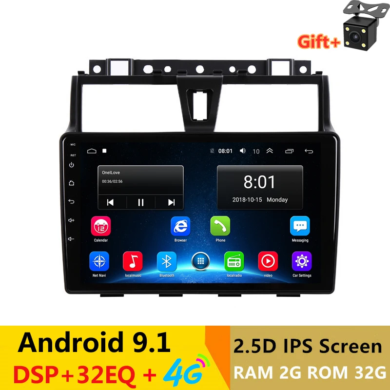 " 2.5D ips Android 9,1 автомобильный DVD мультимедийный плеер gps GEELY Emgrand EC7 Автомагнитола с DSP 32EQ стерео навигацией