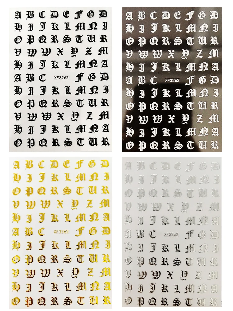 Для художественного оформления ногтей Стикеры s на ногтях надпись аксессуары