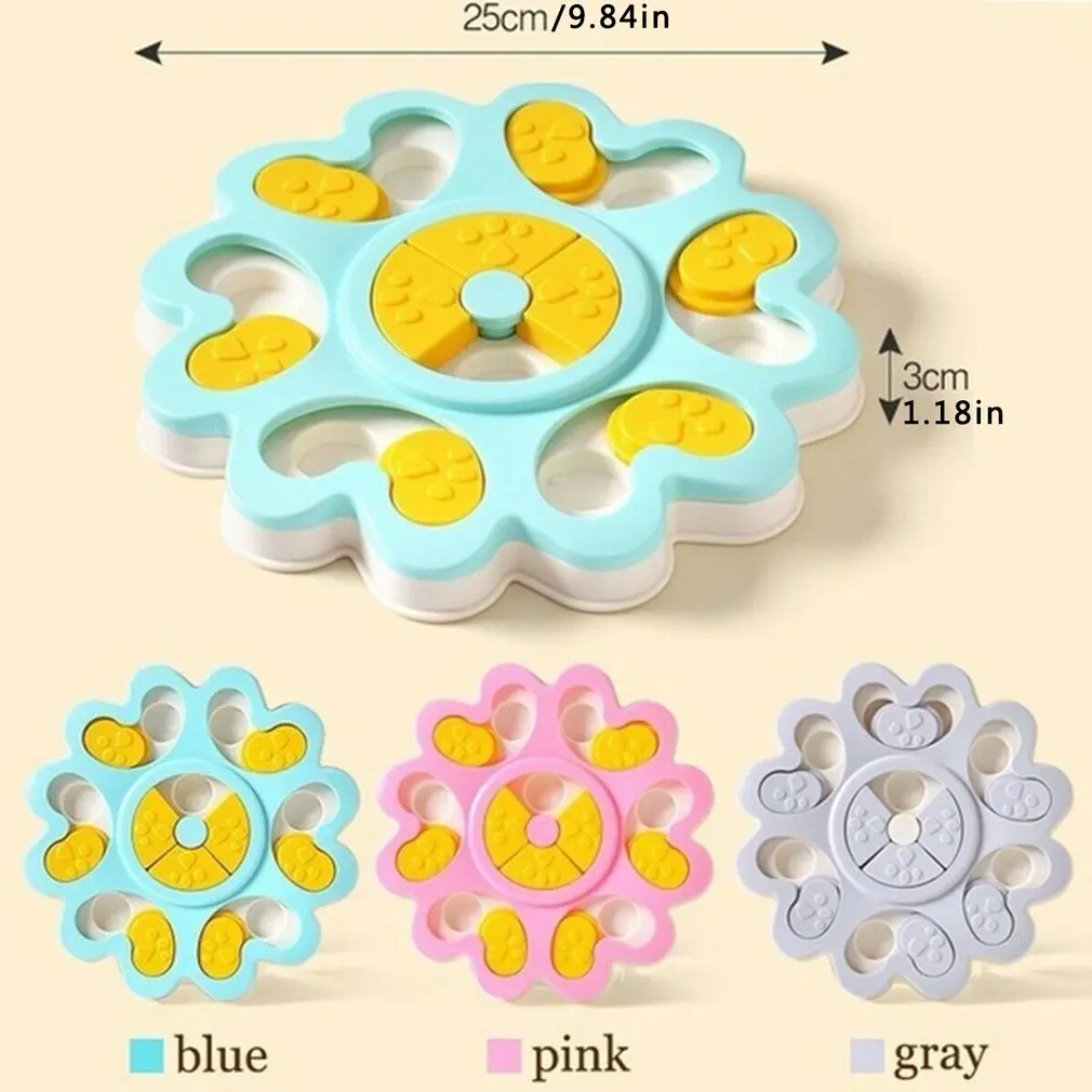 

Dog Food Puzzle Toys Puppy Treat Dispenser Dog Toys With Non-Slip Interactive PVC Tearing Resistance Puppy Treat Dispenser