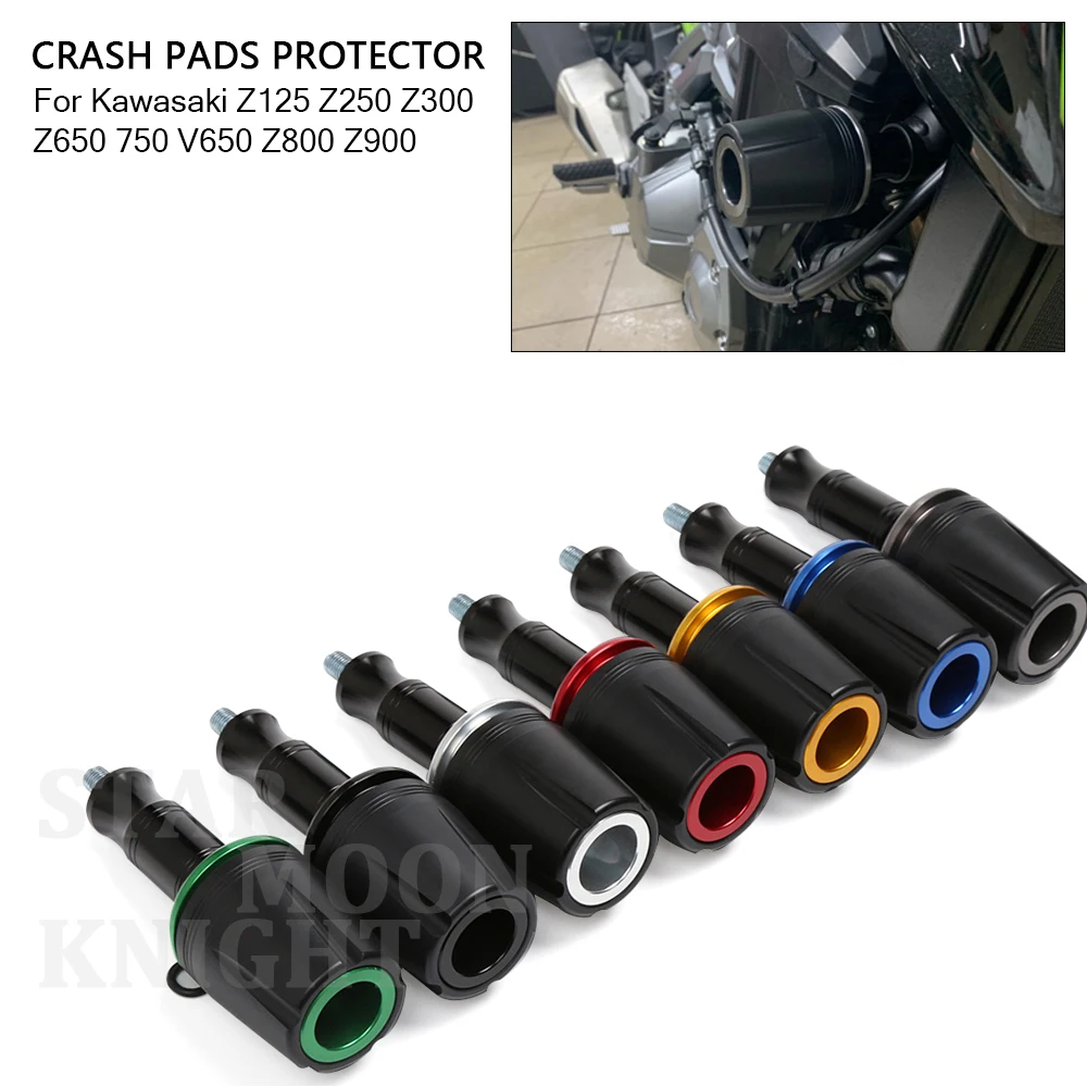 

For Kawasaki Z125 Z250 Z300 Z650 750 V650 Z800 Z900 Motorcycle Falling Protection Frame Slider Fairing Guard Crash Pad Protector