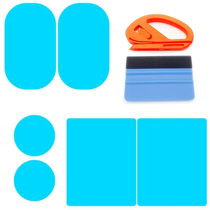 

Car Waterproof Mist Film Anti Fog Rainproof Hydrophobic Auto Rearview Mirror Window Protective Film Bathroom Mirror Sticker Tool