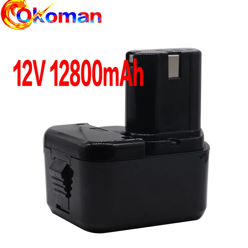 Высокое качество 12800 мАч 12V Батарея для экскаватора Hitachi EB1214S EB1220BL EB1212S WR12DMR CD4D DH15DV