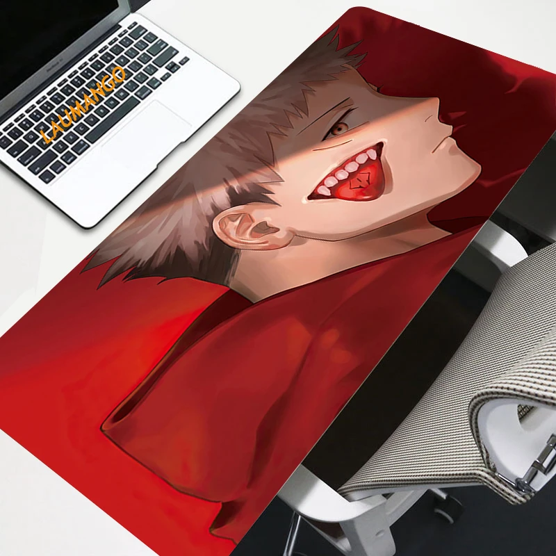 

Hot Anime Mouse Pad Mouse Computer Gamer Desk Mousepad Company Keyboard Gaming Accessories Varmilo Deskpad Jujutsu Kaisen