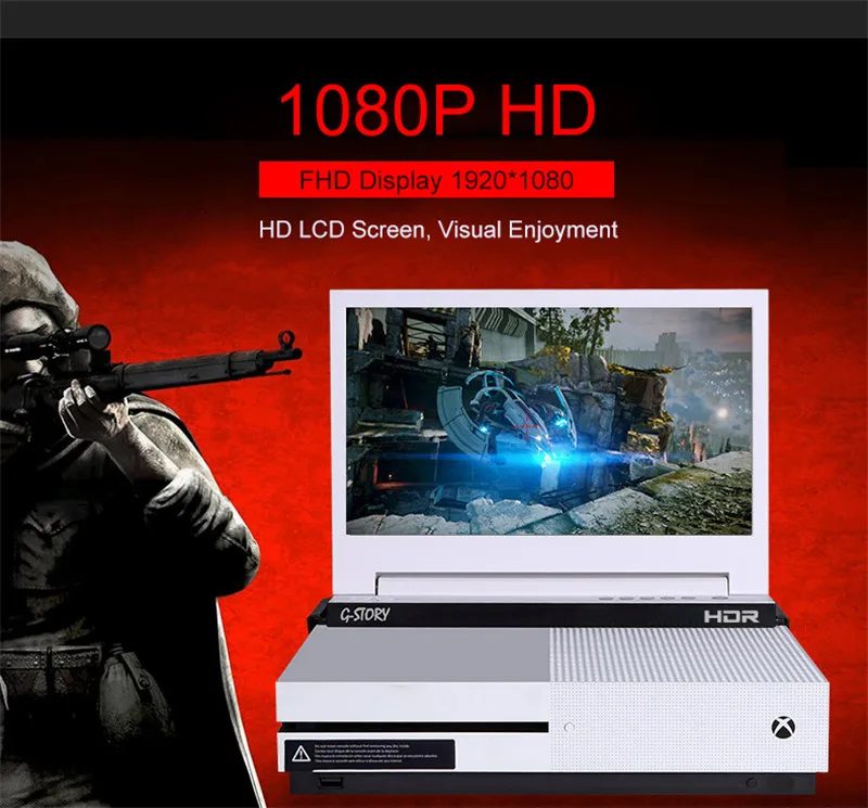 G-STORY 11,6 ''HDR FHD 1080P Портативный игровой монитор для ухода за глазами для Xbox One S и Xbox One X с FreeSync