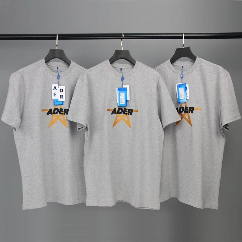 

2021SS ADER ERROR 1:1 star embroidery Short sleeve T-shirt Summer Men Women High Quality Adererror Tee Street wear