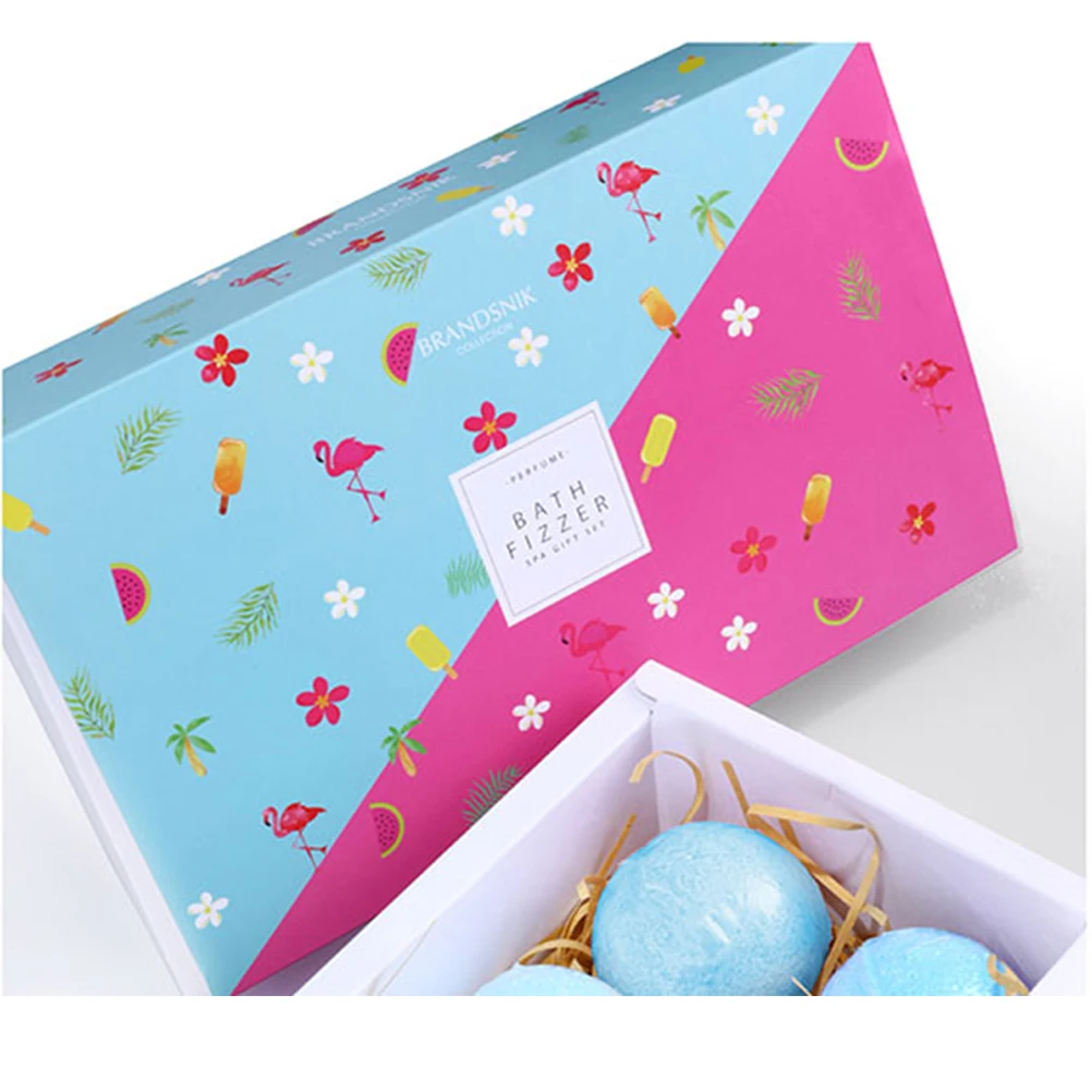 8 шт Бомбочки для ванны подарочный набор инструмент купания шарики роскошный