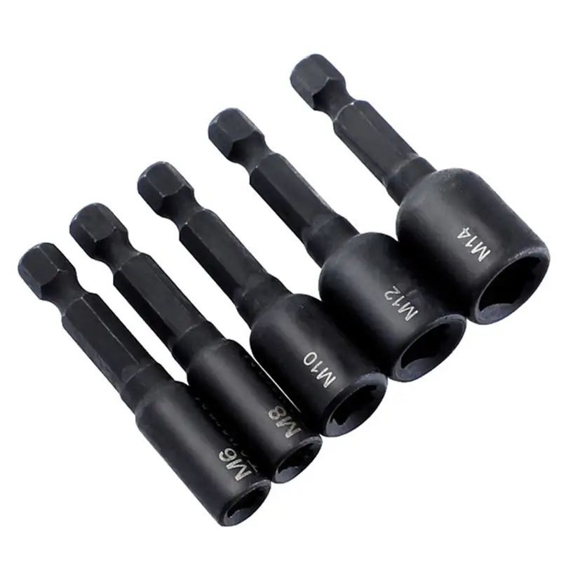 

M4-M16 Tap Socket Collet Wrench Set Machine Die Socket Adapter Hex Shank Square D0AC