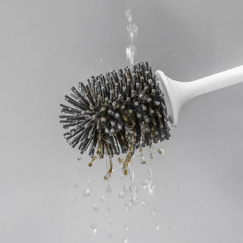 

Toilet Brush Wall-mounted or Floor-standing Cleaning Brush Bathroom Accessories Household Cleaning Tool For Bathroom