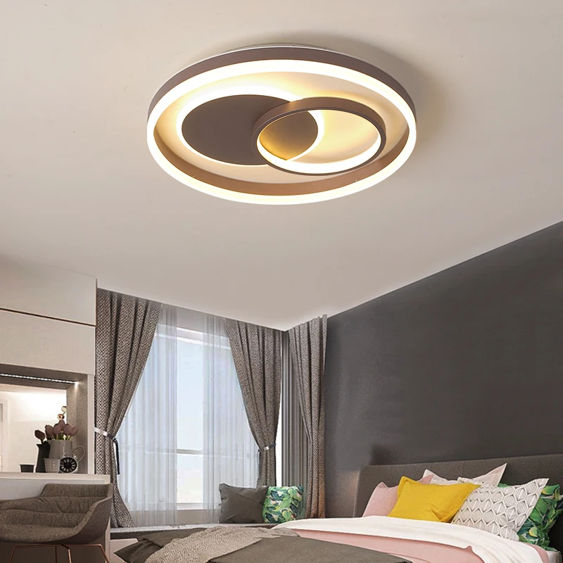 Современные светодиодные люстры освещение для поверхностного монтажа лампа