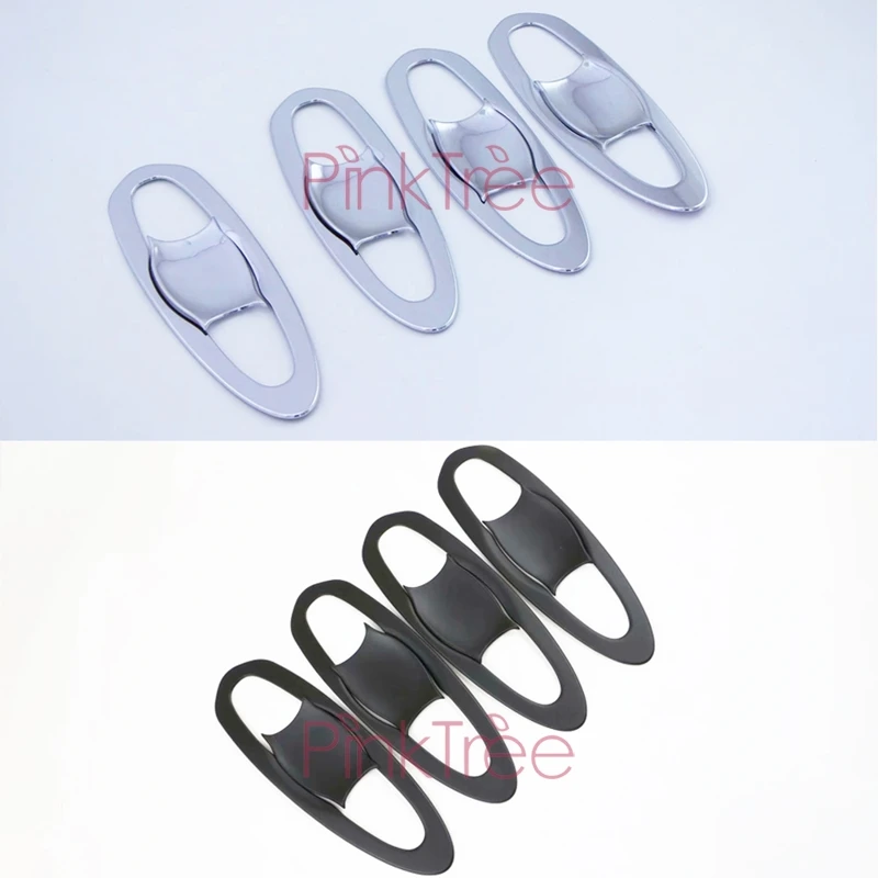 Аксессуары для Toyota Innova 2016 2017 2018 хромированная дверная ручка Чаша отделка черный