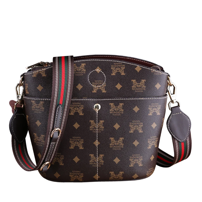 

Genuine Leather Women Shells 2021 New Fashion Larger Capacity Retro Prints One Shoulder Bags Ladies Designer Handbags Sac Luxe