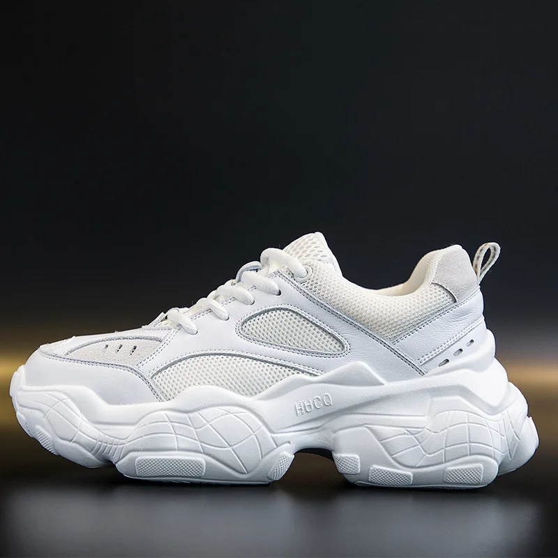 

2020 New Hot Shoes Women's Sports Style Shoes Running Women's Shoes Comfortable Breathable All-match Increased White Shoes