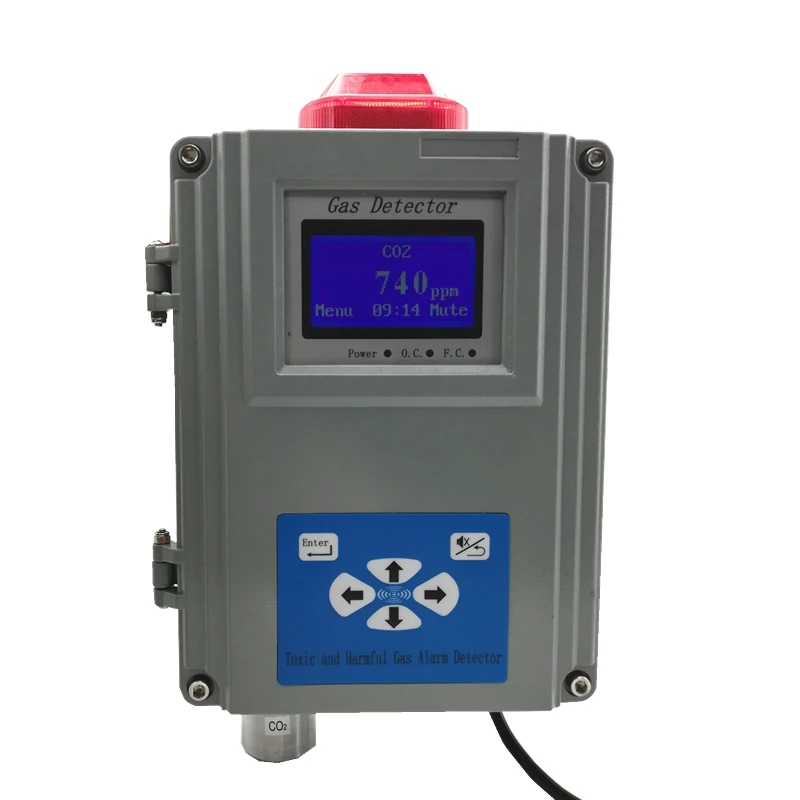 

Industrial Fixed AC220V Carbon dioxide gas detector CO2 analyzer