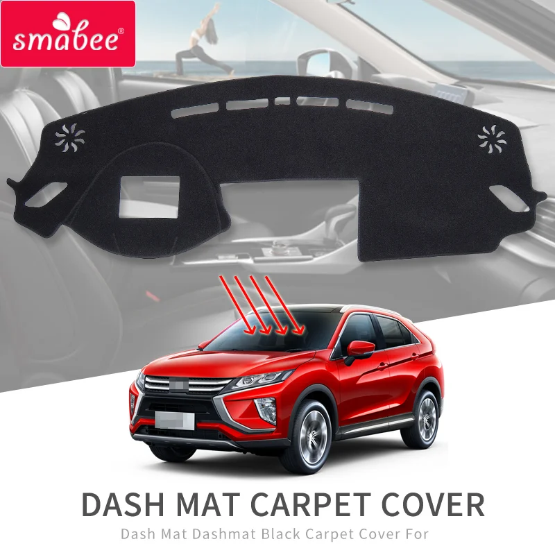 Накладка на приборную панель автомобиля для Mitsubishi Eclipse Cross 2018 2019 нескользящий